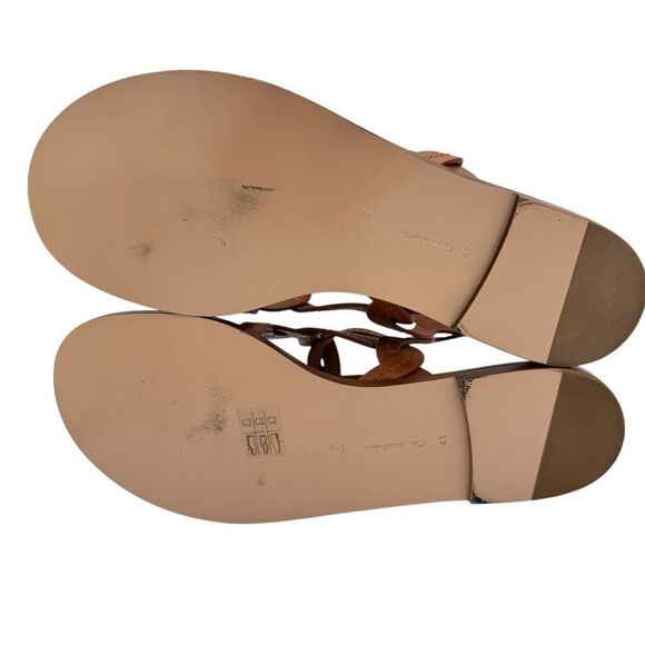 Gianvito Rossi Amalfi Leather Sandals Size 11 - Picture 11 of 13